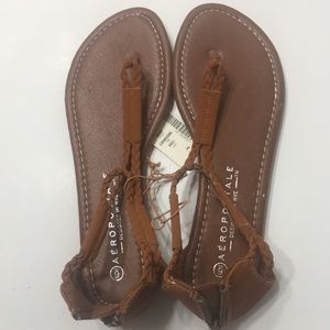 NWT AEROPOSTALE BRAIDED SANDALS